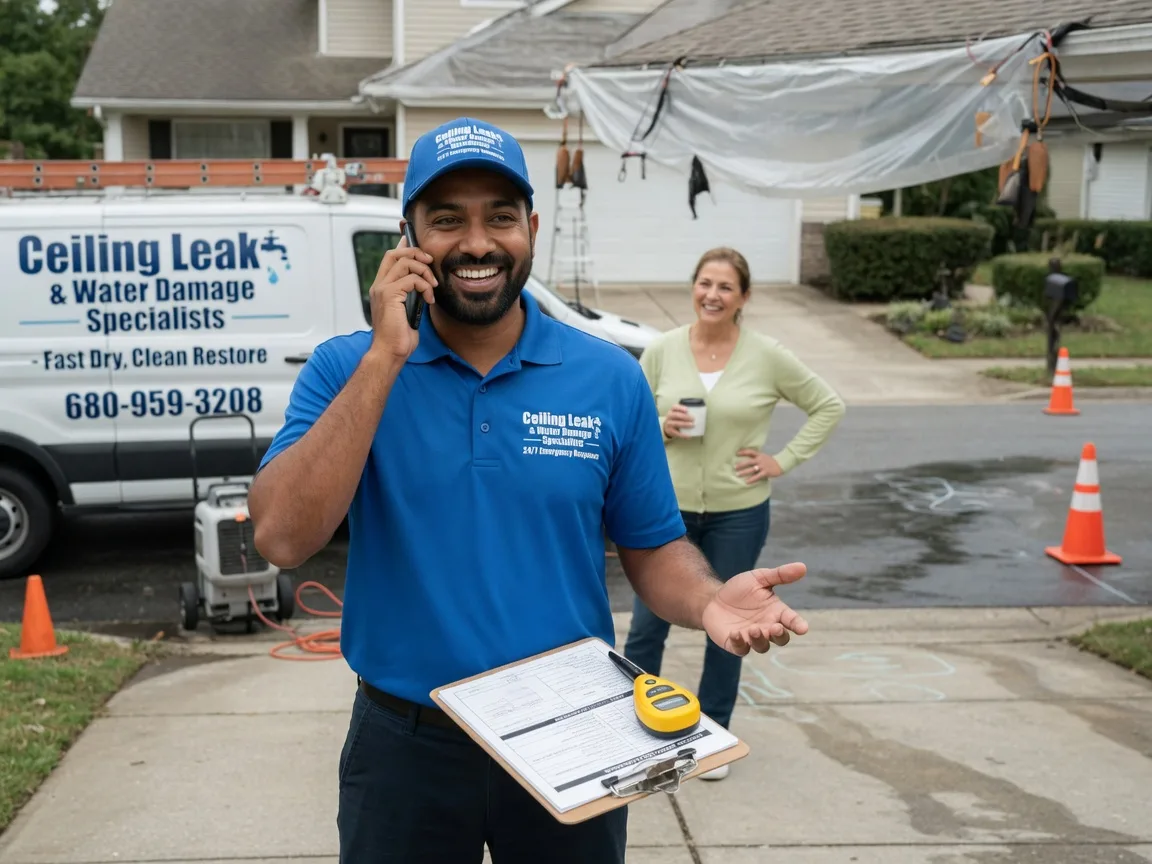 Ceiling Leak Cleanup Lapeer, MI FAQs